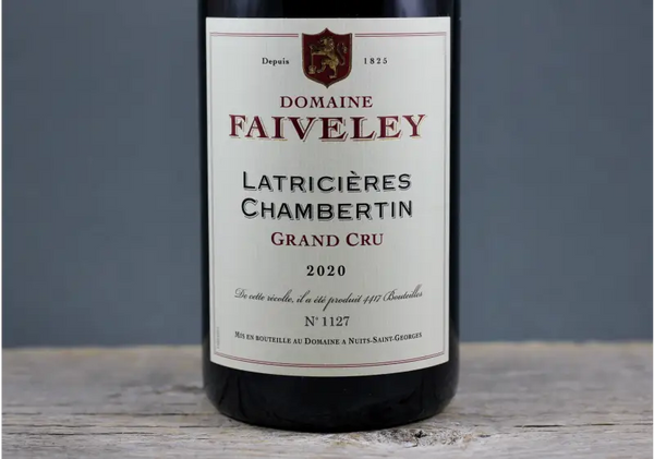 2020 Domaine Faiveley Latricières Chambertin - $400+ 750ml Burgundy France