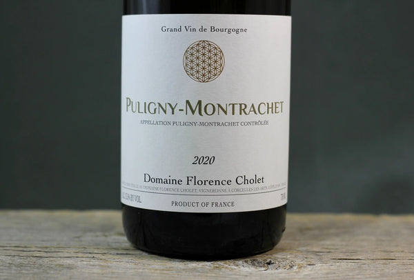 2020 Domaine Florence Cholet Puligny Montrachet - $60 - $100 - 2020 - 750ml - Burgundy - Chardonnay