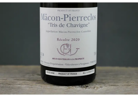 2020 Domaine Guffens-Heynen Macon-Pierreclos Tris de Chavigne - $100-$200 750ml Burgundy Chardonnay