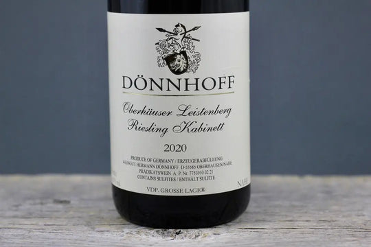 2020 Dönnhoff Oberhäuser Leistenberg Riesling Kabinett