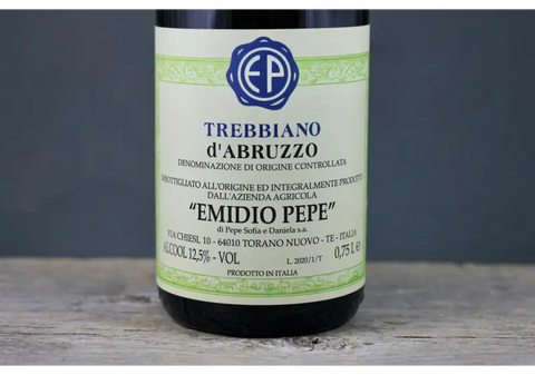 2020 Emidio Pepe Trebbiano d’Abruzzo - $60 - $100 750ml Abruzzo Italy