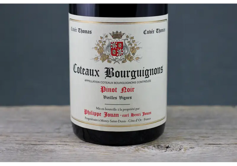 2020 Henri & Philippe Jouan Coteaux Bourguignons Vieilles Vignes - $40-$60 750ml Bourgogne Burgundy