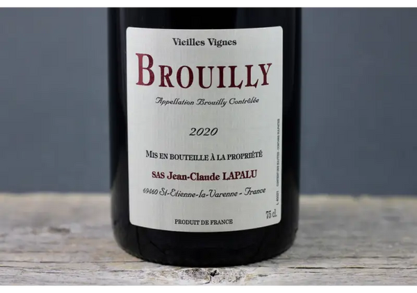 2020 Jean-Claude Lapalu Brouilly - 750ml Beaujolais France