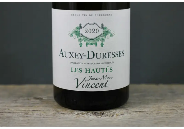 2020 Jean - Marc Vincent Auxey Duresses Les Hautés Blanc - $100 - $200 750ml Auxey - Duresses Burgundy