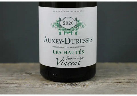 2020 Jean-Marc Vincent Auxey Duresses Les Hautés Blanc - $100-$200 750ml Auxey-Duresses Burgundy