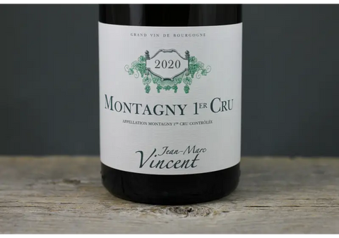 2020 Jean-Marc Vincent Montagny 1er Cru Blanc - $60-$100 750ml Burgundy Chardonnay