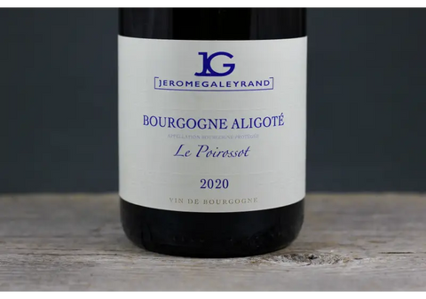 2020 Jerome Galeyrand Bourgogne Aligote Le Poirossot - $40-$60 750ml