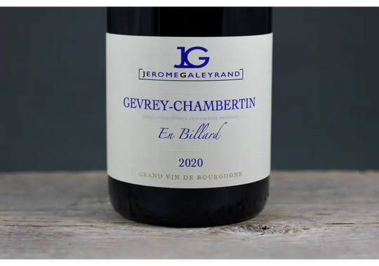 2020 Jerome Galeyrand Gevrey Chambertin En Billard