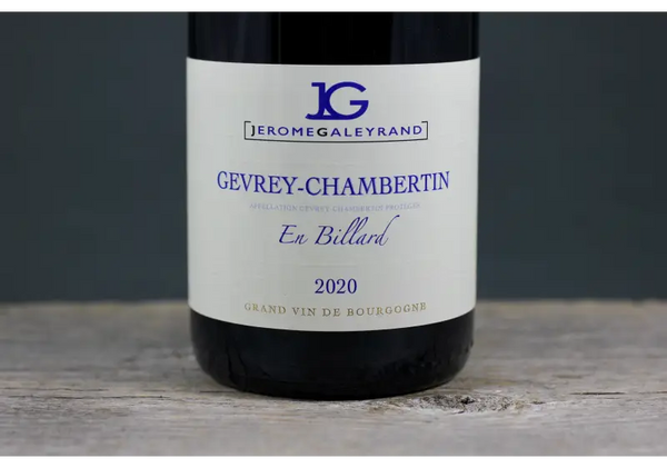 2020 Jerome Galeyrand Gevrey Chambertin En Billard - $100-$200 - 2020 - 750ml - Burgundy - France