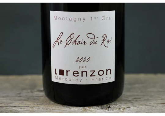 2020 Lorenzon Montagny 1er Cru Le Choix du Roi Blanc