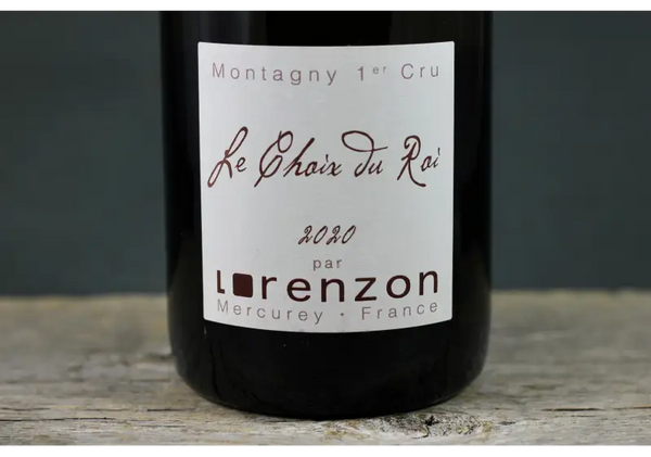 2020 Lorenzon Montagny 1er Cru Le Choix du Roi Blanc - $100 - $200 750ml Burgundy Chardonnay