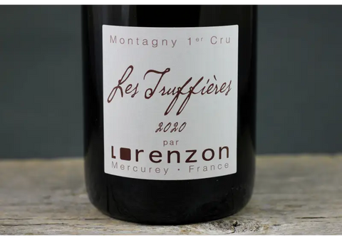 2020 Lorenzon Montagny 1er Cru Les Truffières Blanc - $60-$100 750ml Burgundy Chardonnay