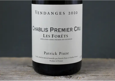 2020 Patrick Piuze Chablis 1er Cru Forêts - $60-$100 750ml Burgundy