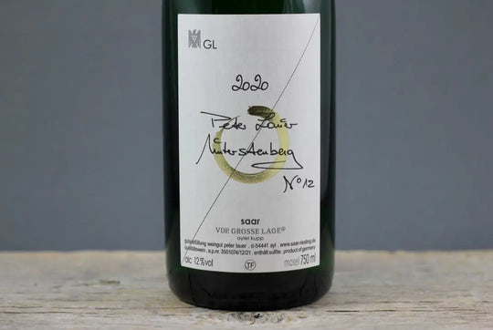 2020 Peter Lauer Unterstenberg Riesling Fass 12 Grosse Lage