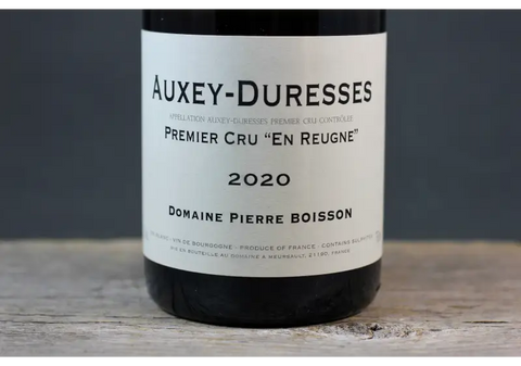 2020 Pierre Boisson Auxey Duresses 1er Cru En Reugne Blanc - $100-$200 750ml Auxey-Duresses Burgundy