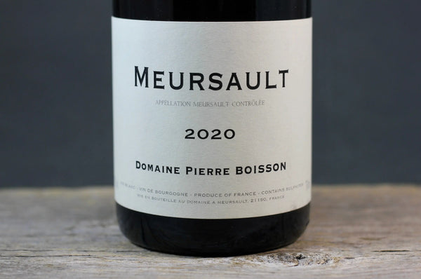 2020 Pierre Boisson Meursault - $100-$200 - 2020 - 750ml - Burgundy - Chardonnay