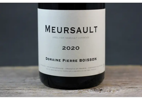 2020 Pierre Boisson Meursault - $100-$200 750ml Burgundy Chardonnay