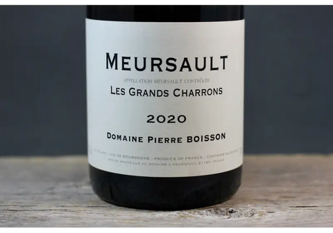 2020 Pierre Boisson Meursault Les Grands Charrons - $100-$200 750ml Burgundy Chardonnay