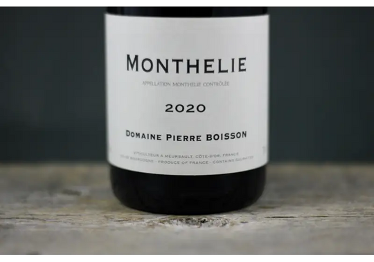 2020 Pierre Boisson Monthelie Rouge