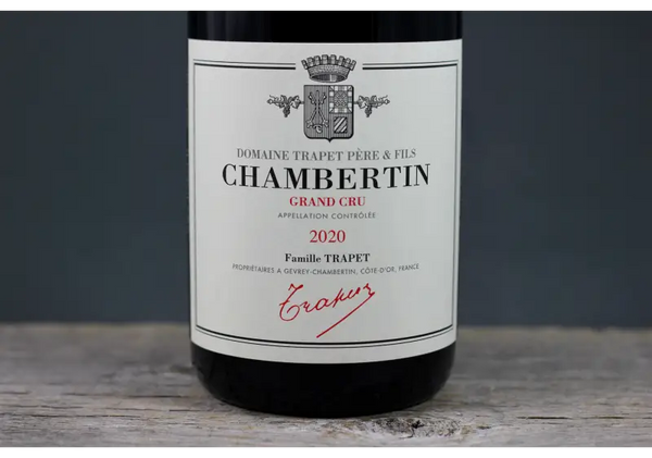 2020 Trapet Chambertin - $400+ 750ml Burgundy France