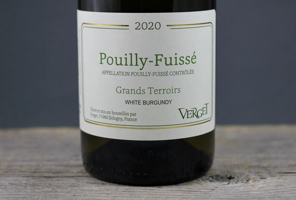 2020 Verget Pouilly Fuissé Grands Terroirs - $40-$60 - 2020 - 750ml - Appellation: Pouilly-Fuisse - Bottle Size: 750ml