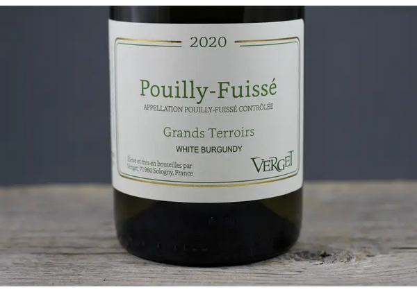 2020 Verget Pouilly Fuissé Grands Terroirs - $40 - $60 750ml Burgundy Chardonnay