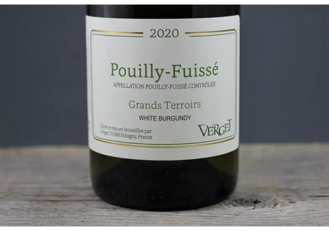 2020 Verget Pouilly Fuissé Grands Terroirs - $40-$60 750ml Burgundy Chardonnay