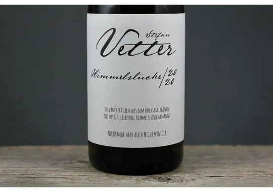2020 Stefan Vetter Himmelslücke Sylvaner