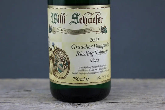 2020 Willi Schaefer Graacher Domprobst Riesling Kabinett