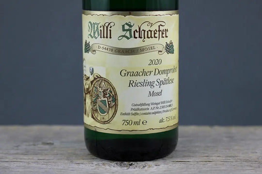 2020 Willi Schaefer Graacher Domprobst Riesling Spätlese #05