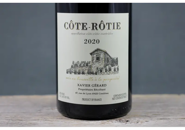 2020 Xavier Gerard Côte Rôtie - $60-$100 750ml Cote Rotie France