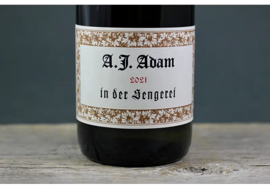 2021 A.J. Adam In Der Sengerei Riesling Feinherb