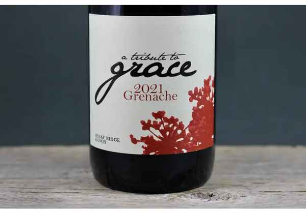 2021 A Tribute to Grace Shake Ridge Ranch Grenache - $60-$100 - 2021 - 750ml - California - Grenache