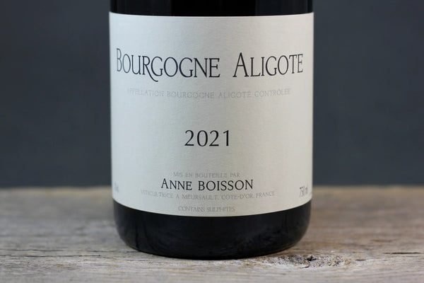 2021 Anne Boisson Bourgogne Aligoté - 2021 - 750ml - Aligote - Bourgogne - Bourgogne Aligote