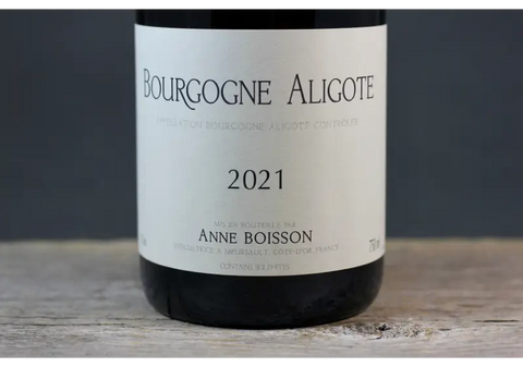 2021 Anne Boisson Bourgogne Aligoté - 750ml Aligote