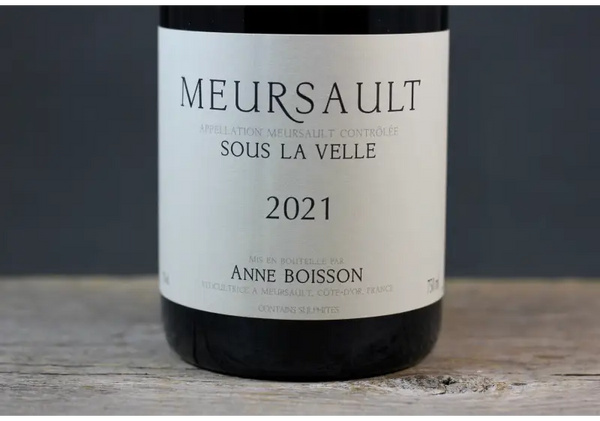 2021 Anne Boisson Meursault Sous la Velle - $100-$200 - 2021 - 750ml - Burgundy - Chardonnay