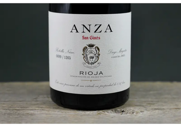 2021 Anza Rioja San Ginés Tinto - $40-$60 - 2020 - 750ml - Price: $50