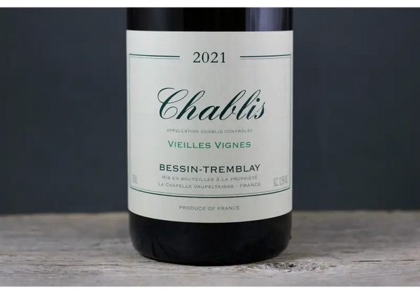 2021 Bessin - Tremblay Chablis Vieilles Vignes - $40 - $60 750ml Burgundy