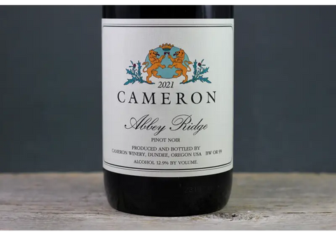 2021 Cameron Abbey Ridge Pinot Noir - $60 - $100 750ml Dundee Hills Oregon