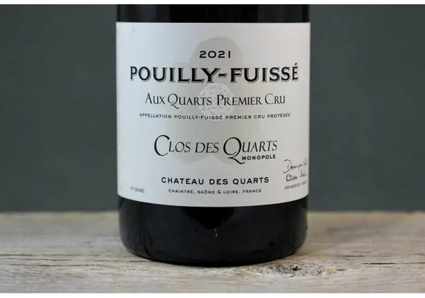 2021 Chateau des Quarts Pouilly Fuissé 1er Cru Clos des Quarts Aux Quarts (Monopole) - $60-$100 - 2021 - 750ml