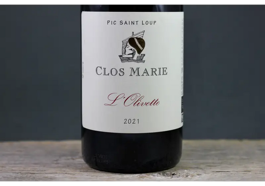 2021 Clos Marie L'Olivette Pic Saint Loup