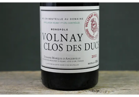 2021 D’Angerville Volnay 1er Cru Clos des Ducs (Monopole) - $200-$400 750ml Burgundy France