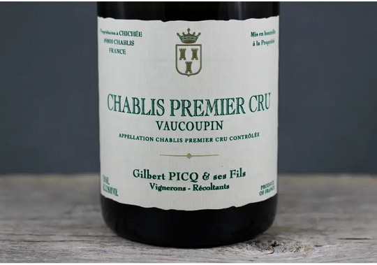 2022 Gilbert Picq Chablis 1er Cru Vaucoupin