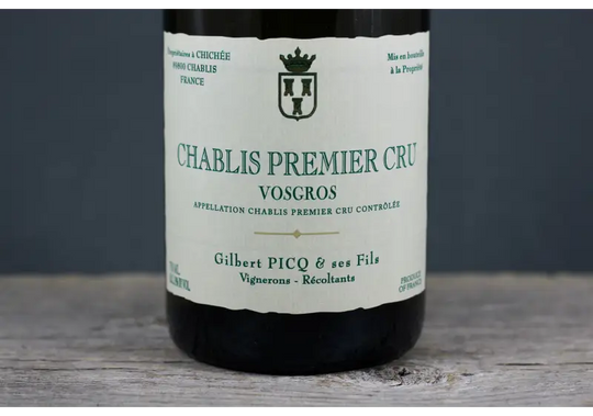 2022 Gilbert Picq Chablis 1er Cru Vosgros