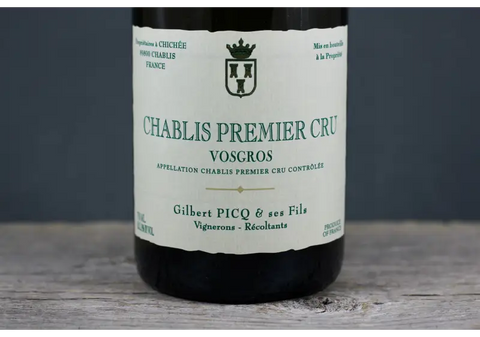 2021 Gilbert Picq Chablis 1er Cru Vosgros - $40-$60 750ml Burgundy