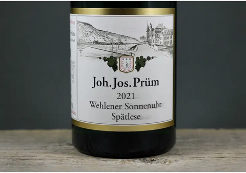 2021 J.J. Prüm Wehlener Sonnenuhr Riesling Spätlese 1.5L - $100-$200 Germany Mosel