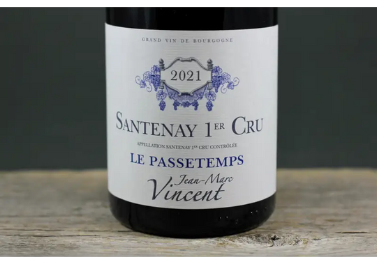 2021 Jean-Marc Vincent Santenay 1er Cru Le Passetemps Rouge