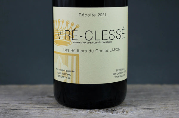 2021 Les Héritiers du Comte Lafon Viré - Clessé - $40 - $60 750ml Burgundy Chardonnay