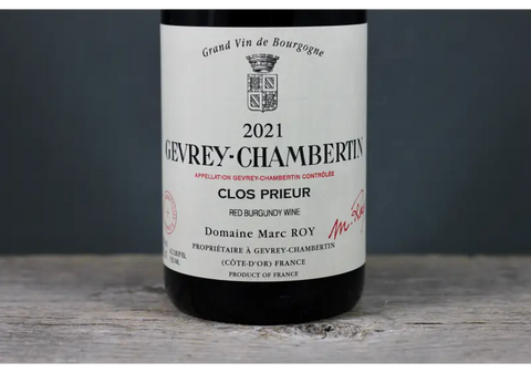 2021 Marc Roy Gevrey Chambertin Clos Prieur - $100-$200 750ml Burgundy France