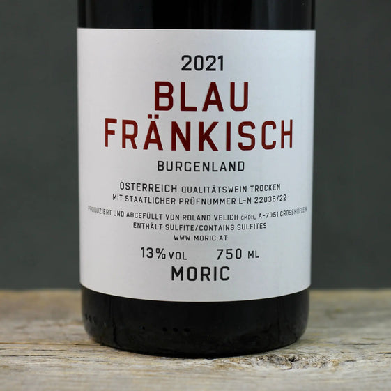 2021 Moric Blaufrankisch - 2021 - 750ml - Austria - Blaufrankisch - Burgenland